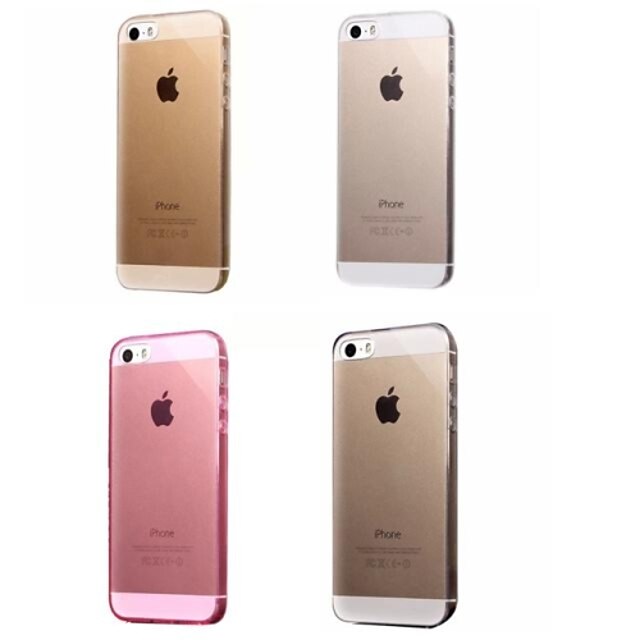  Case Kompatibilitás Apple iPhone 8 / iPhone 8 Plus / iPhone 7 Ultra-vékeny / Átlátszó Fekete tok Egyszínű Puha TPU mert iPhone 8 Plus / iPhone 8 / iPhone 7 Plus