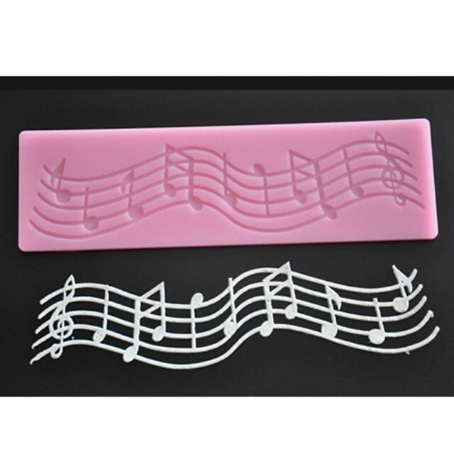  muzieksymbool siliconen cakevorm fondant keuken bakvormen