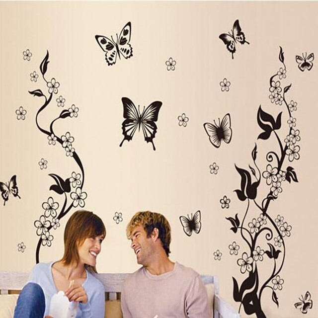  Landscape Still Life Romance Fashion Florals Fantasy Botanical Wall Stickers Animal Wall Stickers Decorative Wall Stickers, Vinyl Home