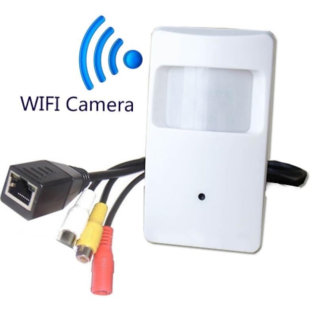  720p wifi pir mozgásérzékelő audio videó kamera pir forma wifi kamera pir ip kamera 1.0mp (ingyenes pickup)