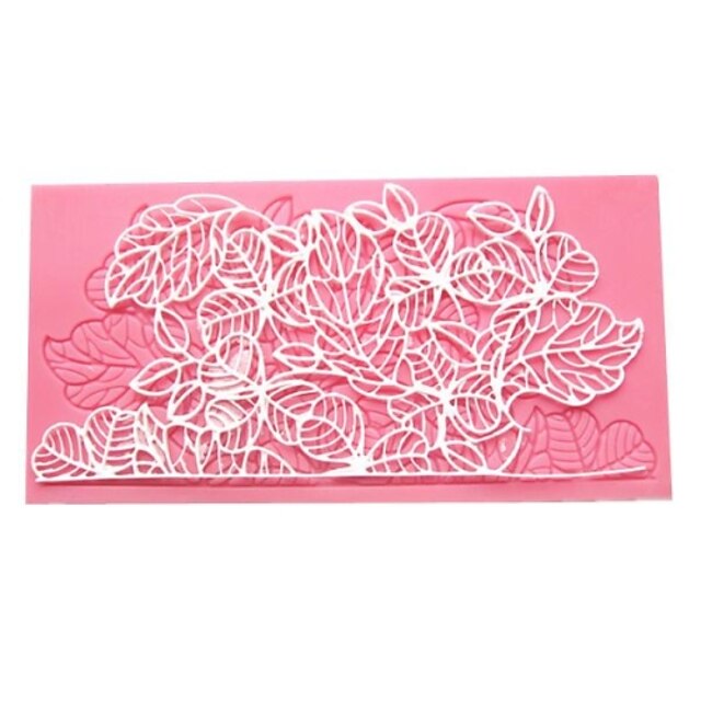  Rose Leaves Lace Mold For Cakes 