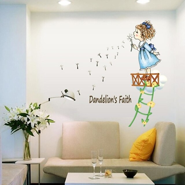  Decorative Wall Stickers - Plane Wall Stickers People / Cartoon Living Room / Bedroom / Bathroom / Removable