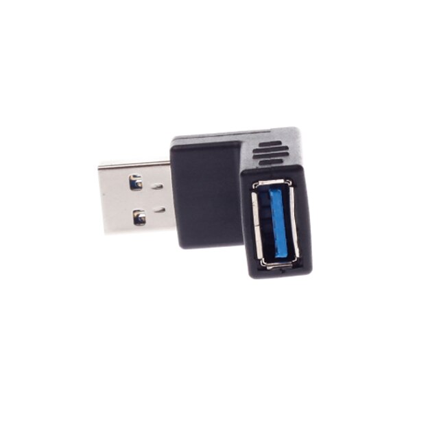  USB 3.0 M/F Right Angle Connector   Video Transmission