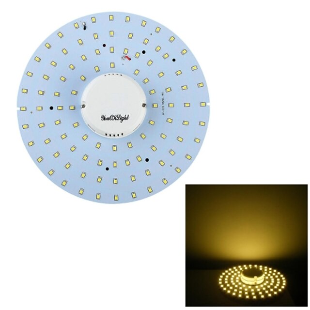  YouOKLight LED Ceiling Lights 1900 lm 100 LED Beads SMD 2835 Decorative Warm White / 1 pc / RoHS / CE Certified