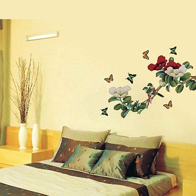  Ozdobné samolepky na zeď - Samolepky na stěnu Zátiší / Módní / květiny Obývací pokoj / Ložnice / Jídelna