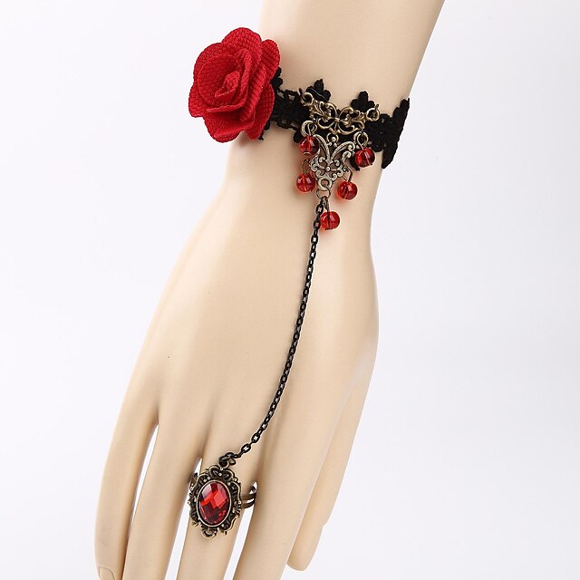 Dames Armband - Stijlvol Rood Armbanden Voor Bruiloft Feest Verjaardag Evenement / Feest Dagelijks gebruik Lahja