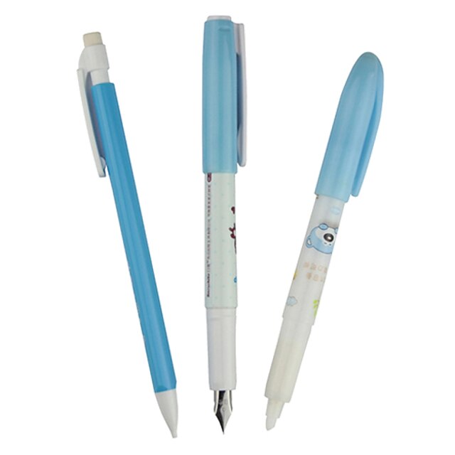  m-17 4 in 1 vulpen sets (met potlood, uitwisbare gel pen)