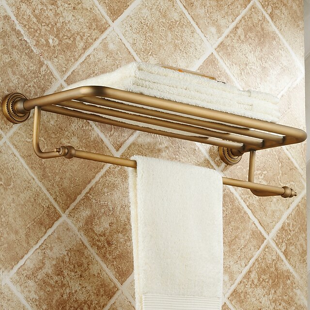  Antique Brass Wall Mounted Towel Bars