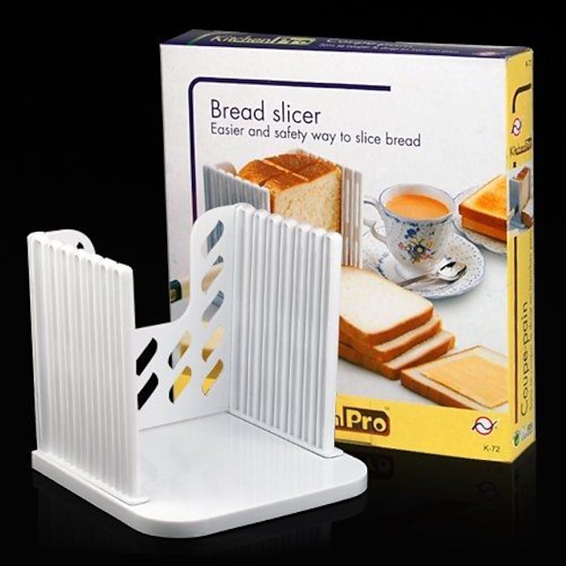  Bread Toast Sandwich Slicer Cutter Mold Maker Kitchen Guide Slicing Tools  16*16*2cm