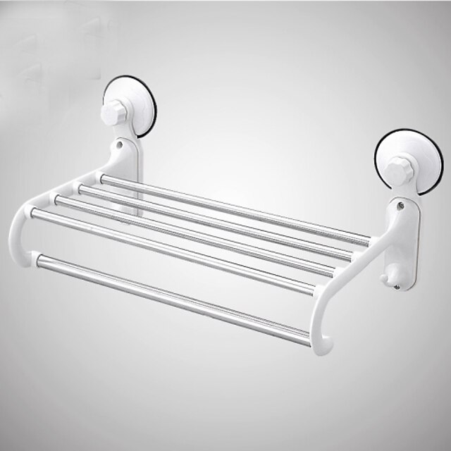  Sucker Plastic&S/S Wall Mounted Tower Rack /Tower Shelf With Suction Cup