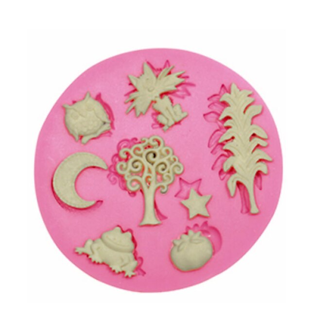  Cute Animal Plant Silicone Mould Cake Decorating Silicone Mold For Fondant Candy Crafts Jewelry PMC Resin Clay
