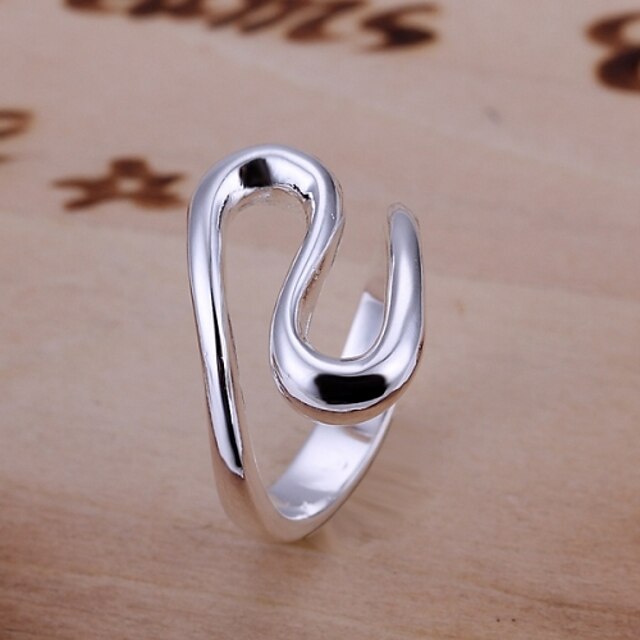  Band Ring Silver Sterling Silver Princess Ladies Unusual Unique Design / Women's