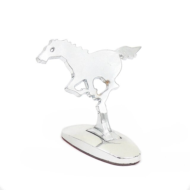  Universal 3D Running Horse Aluminum Three-Dimensional Logo Car Stickers Exterior Decoration Emblem