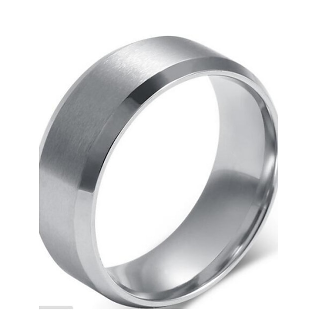  Bandring Sterling zilver Modieus bouwkunde 1 stuk / Statement Ring / Voor heren