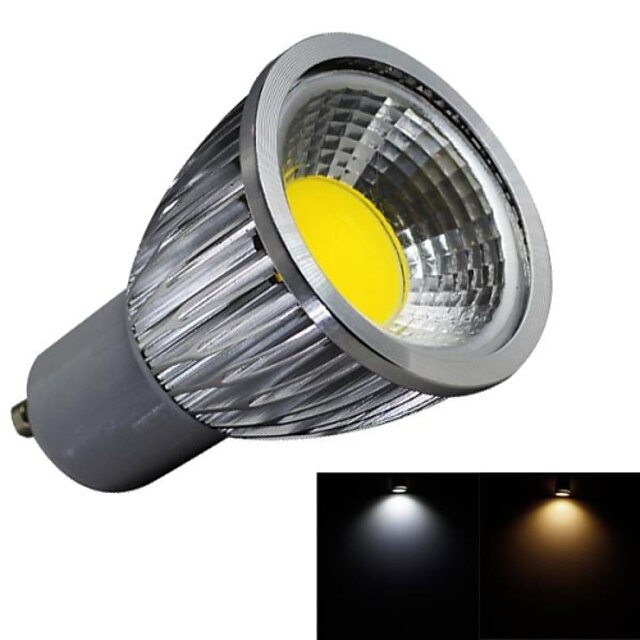  5W GU10 LED szpotlámpák 1 COB 450lm lm Meleg fehér / Hideg fehér AC 100-240 V