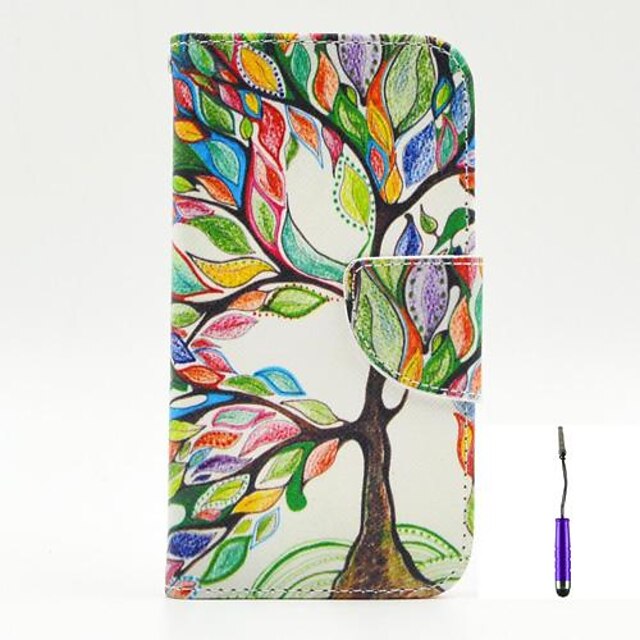  Case For Nokia Lumia 630 / Nokia Nokia Case Wallet / Card Holder / with Stand Full Body Cases Tree Hard PU Leather for