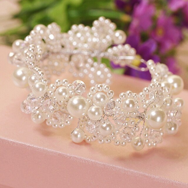  Künstliche Perle / Aleación Stirnbänder mit 1 Hochzeit Kopfschmuck