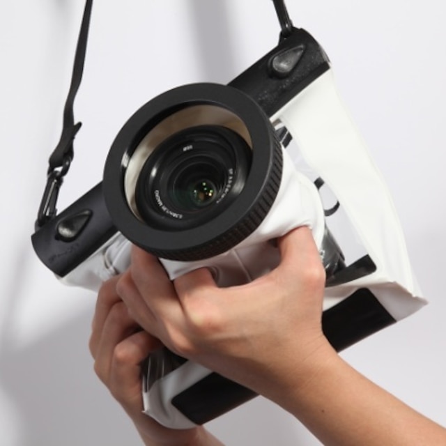  tteoobl GQ-518 SLR DSLR 20m hd caméra sac étanche sous-marine logements sec Housse pour Nikon canon sony plongée