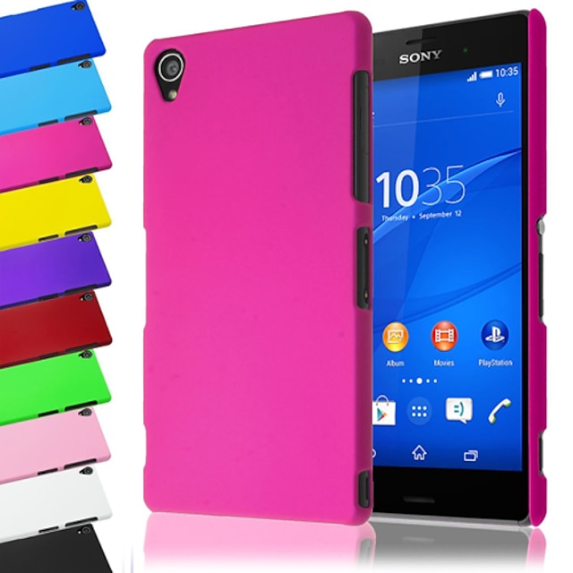  Case For Sony Xperia Z3 / Sony Sony Xperia Z3 / Sony Frosted Back Cover Solid Colored Hard PC