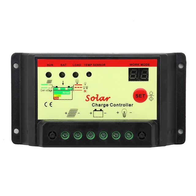  y-solar 20a solar charge controller 12v 24v auto 20i-st