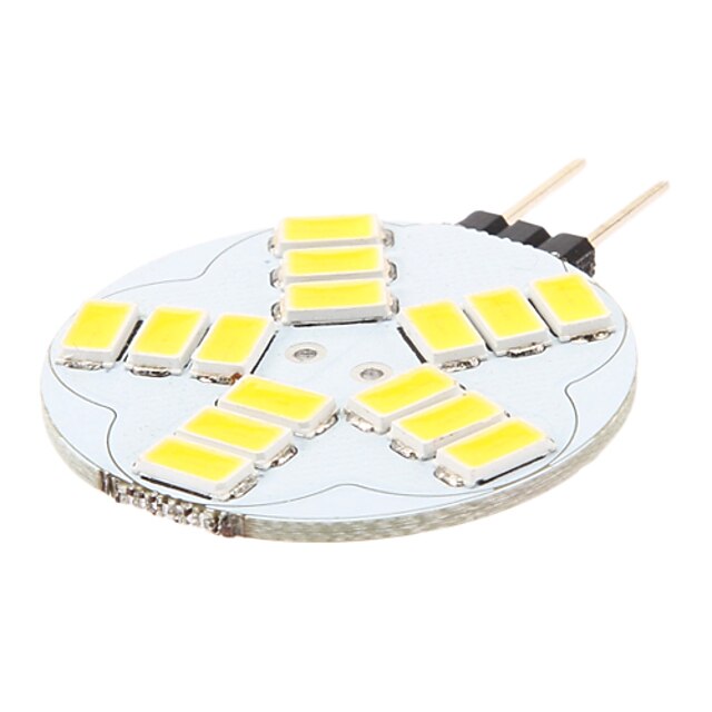  LED betűzős izzók 180-320 lm G4 15 LED gyöngyök SMD 5730 Meleg fehér Természetes fehér 12 V