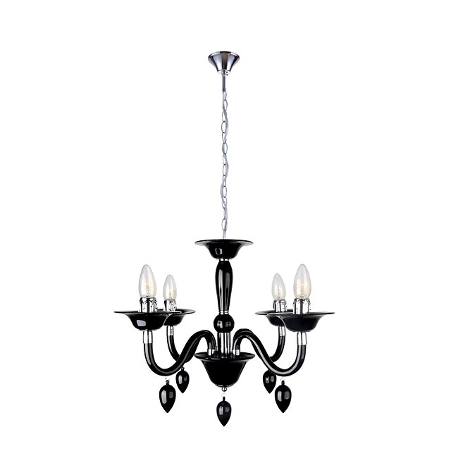  60 cm Mini Style Chandelier Metal Painted Finishes Modern Contemporary 110-120V / 220-240V