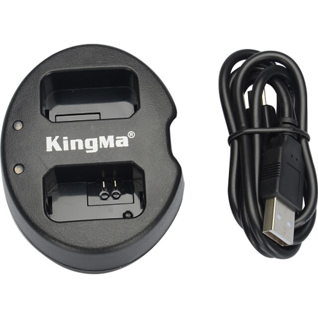  KingMa® Dual Slot USB Battery Charger for SONY NP-FW50 Battery for NEX-5C NEX-C3 NEX-7 A33 A55 NEX-5N NEX-F3 SLT-A37 NEX-7 Camera