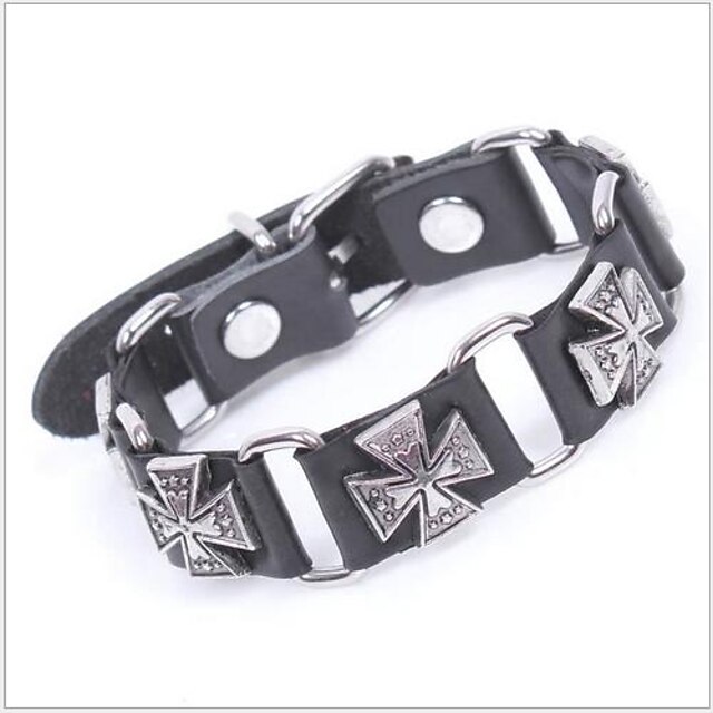  Vintage Party Work Casual Bohemian Leather Bracelet Jewelry Black / Brown For Party