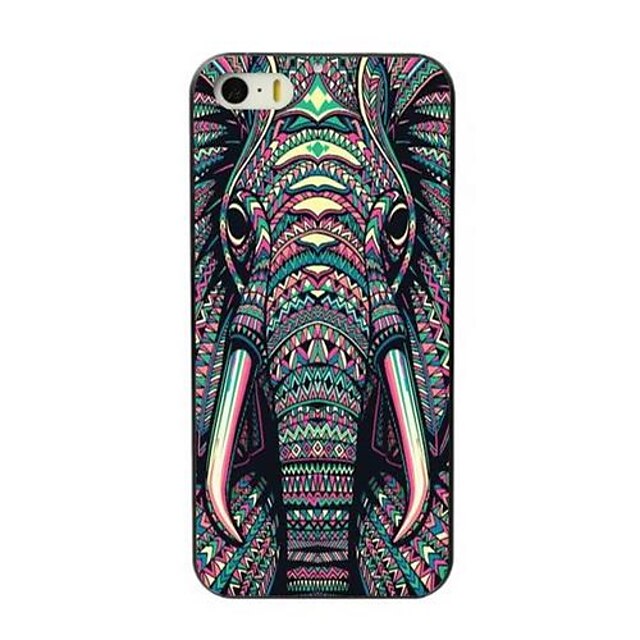  Case For Apple iPhone 8 Plus / iPhone 8 / iPhone 7 Plus Pattern Back Cover Animal / Elephant Hard TPU