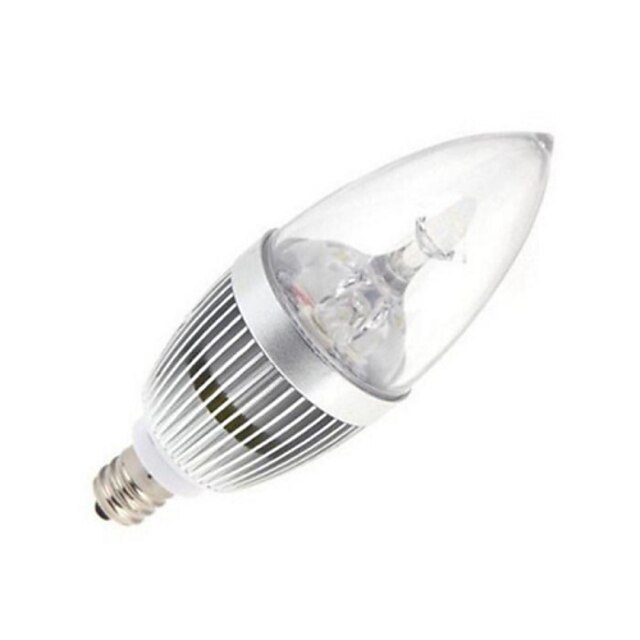  1pc 4 W LED-kaarslampen 230lm E14 5 LED-kralen Krachtige LED Warm wit Koel wit 85-265 V / 1 stuks / RoHs