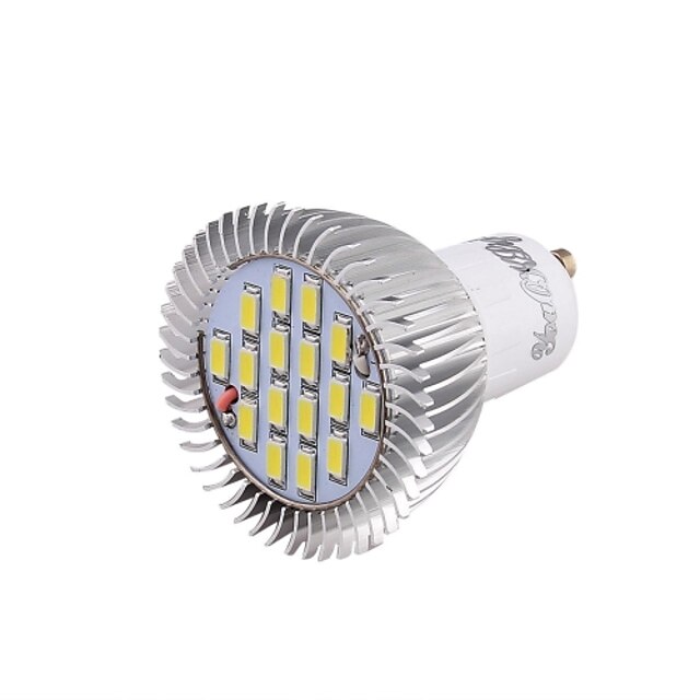  YouOKLight LED Spotlight 420 lm GU10 16 LED Beads SMD 5630 Decorative Cold White 85-265 V / 1 pc / RoHS