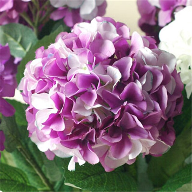 36「光紫色のhyfrangeas造花