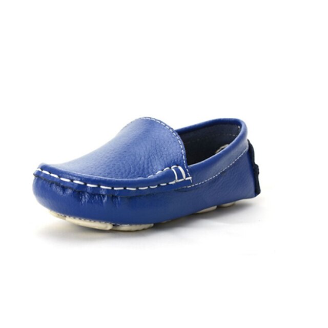  Boys' / Girls' Shoes Leather / Synthetic Fall Moccasin Boat Shoes for White / Blue / Orange