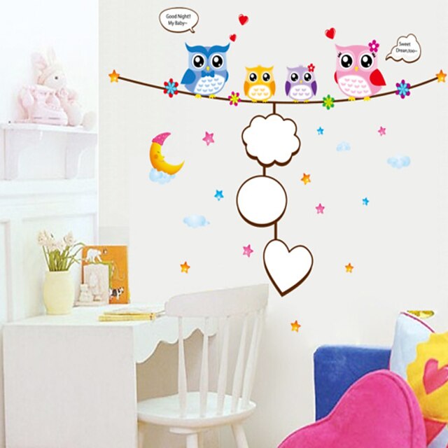  Decorative Wall Stickers - Plane Wall Stickers People / Animals / Cartoon Living Room / Bedroom / Bathroom