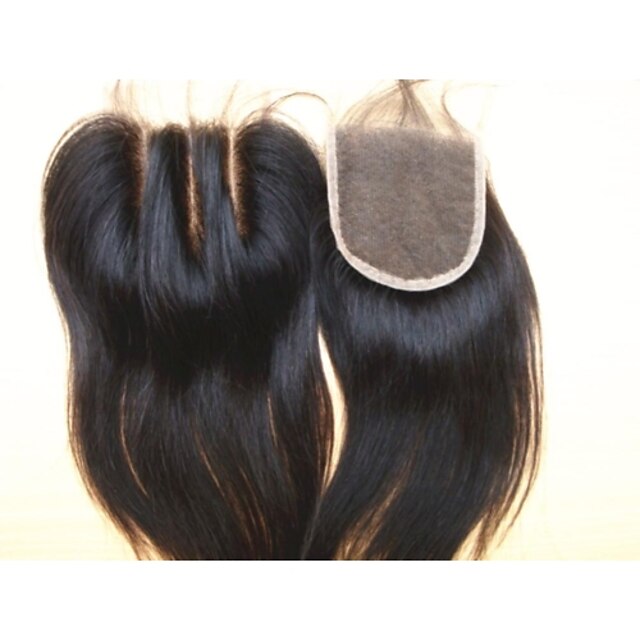  PANSY Vetülék Human Hair Extensions Egyenes Klasszikus Emberi haj Emberi haj tincsek Brazil haj Női Természetes fekete / 8A