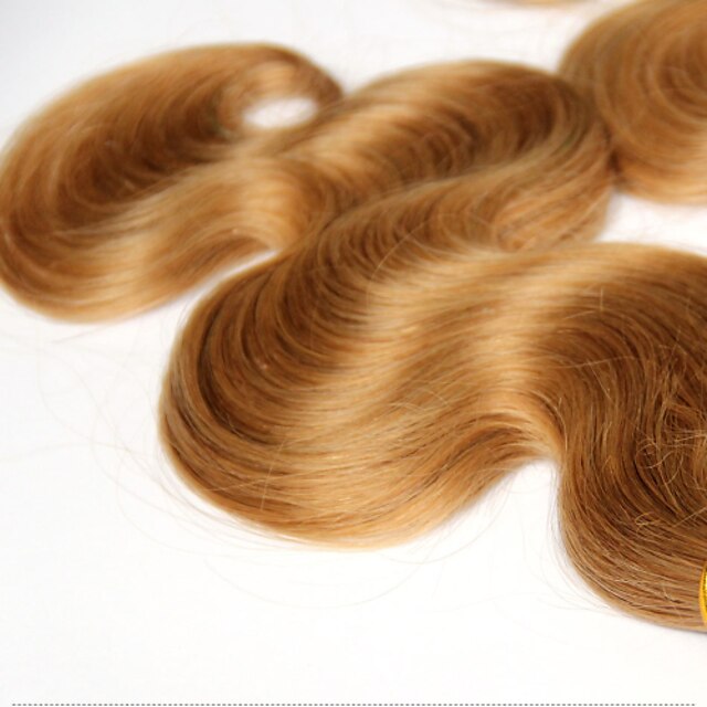  Brasiliano Ondulato naturale Tessiture capelli umani 3 pezzi 0.3