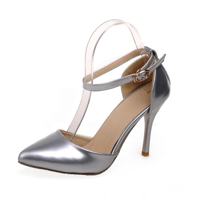  Women's Shoes Patent Leather Stiletto Heel Pointed Toe Pumps Shoes Dress More Colors available