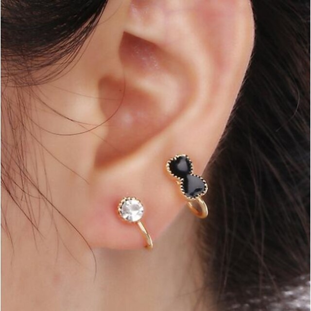  Women's Ear Cuff - Imitation Diamond Bowknot For Wedding / Party / Daily