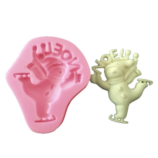  3D Clown Silicone Cake Decorating Mold Noel Silicone Mold For Fondant Cupcake Candy Chocolate Soap Arts & Crafts