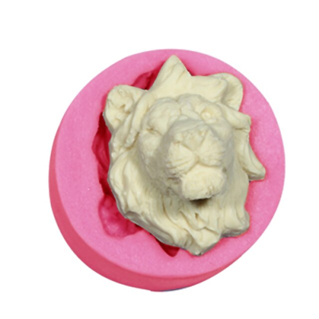  lions lions de décoration gâteau moule en silicone tête moule pour fondant artisanat de bijoux bonbons chocolat argile de résine de PMC