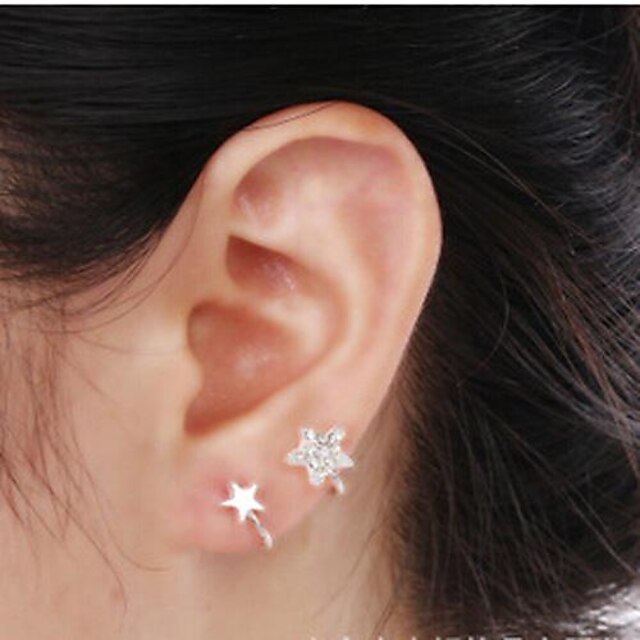  Women's Ear Cuff - Imitation Diamond Star Luxury For Wedding / Party / Daily