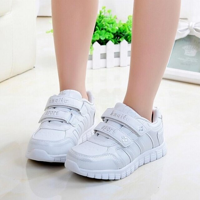  Girls' Shoes Outdoor/Athletic Square Toe Synthetic Fashion Sneakers White