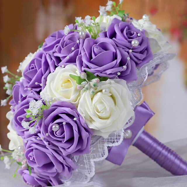  Artificial Flowers 1 Branch Wedding Flowers Roses Tabletop Flower