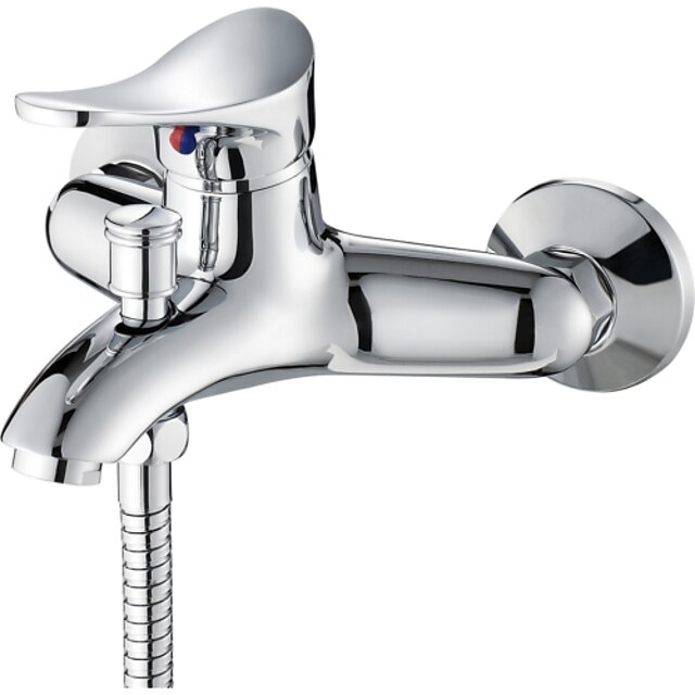  Bathroom Sink Faucet - Waterfall Chrome Centerset Two Holes / Single Handle Two HolesBath Taps