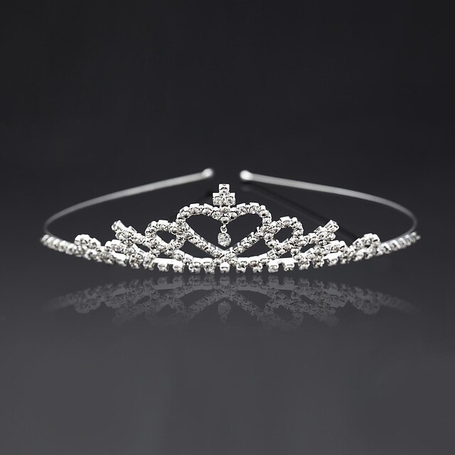  אבן נוצצת / סגסוגת Tiaras עם 1 חתונה / אירוע מיוחד כיסוי ראש