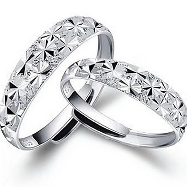  spate argint inel de deschidere inel de nunta elegant stil feminin