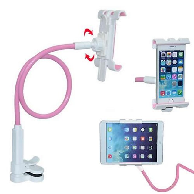  Bed iPad 2 / iPhone 6 Plus / iPhone 6 Mount Stand Holder Adjustable Stand iPad 2 / iPhone 6 Plus / iPhone 6 Plastic Holder