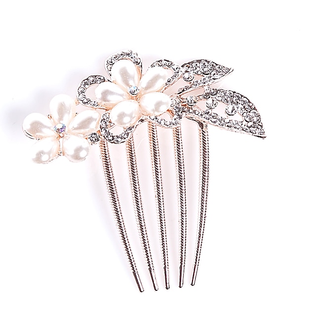  Crystal / Fabric / Alloy Tiaras / Hair Combs with 1 Wedding / Special Occasion / Party / Evening Headpiece