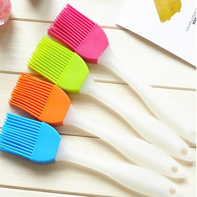  cuisine maison créative silicone brosse douce pour nettoyer la brosse (couleur aléatoire)