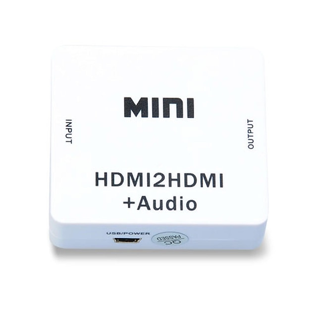  1080p hdmi audio emhætte splitter HDMI 1.4 digital til analog 3,5 mm ud lydadapter